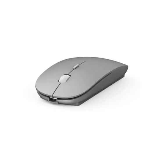 Wiwu Wimic Lite Mouse Wm101 Black Abs 450Mah Wireless Computer Dual Model-Silver